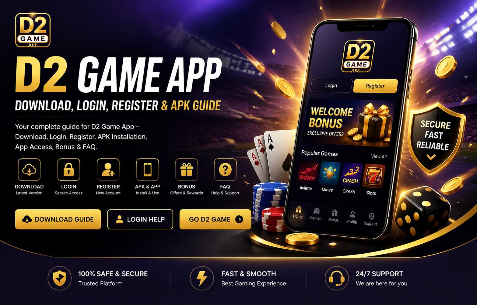 D2 Game App Home
