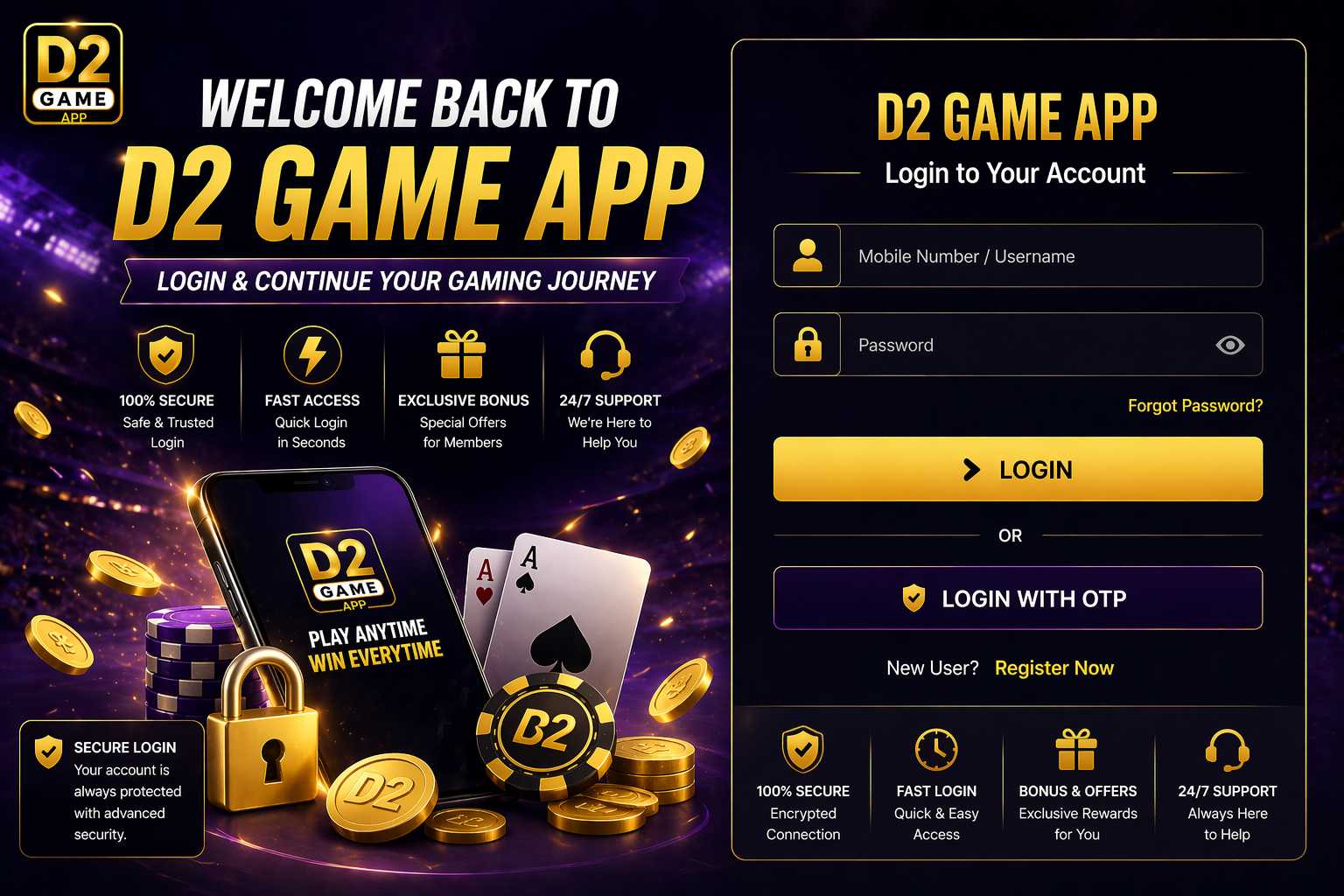 D2 Game App Login Guide